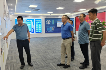 重慶市江北區委網(wǎng)信辦、區大數據應用發(fā)展管理局領(lǐng)導調研考察遠望信息