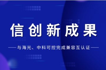 信創(chuàng  )新成果|遠望信息多款產(chǎn)品與海光、中科可控完成兼容互認證